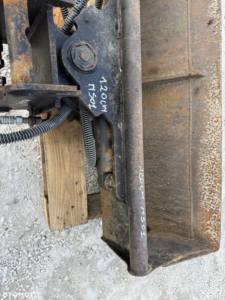 ŁYŻKA SKARPOWA SKARPÓWKA HYDRAULICZNA 120CM LEHNHOFF MS01 MS 01 KOPARKI MINIKOPARKI JCB HITACHI YANMAR BOBCAT CAT KUBOTA - 17