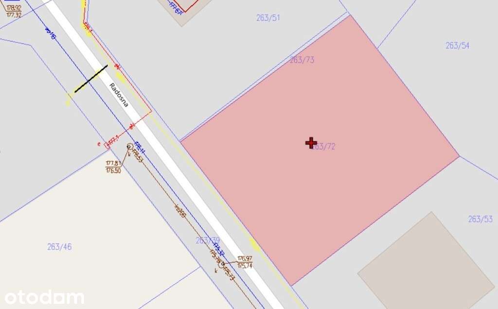 Nidzica działka budowlana nr 263/72 pow. 1097m2 - Pełny obrazek: 5/5