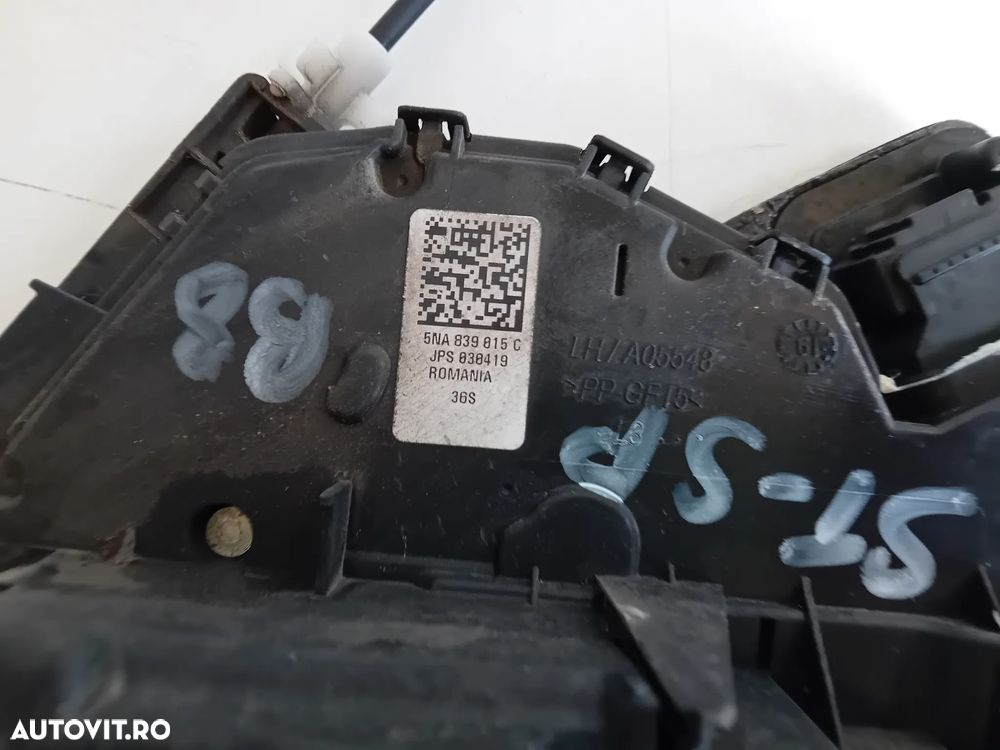 Broasca Blocator Incuietoare Usa Stanga Dreapta Fata Spate Vw Passat B8 2014-2020 Volan Stanga - 6