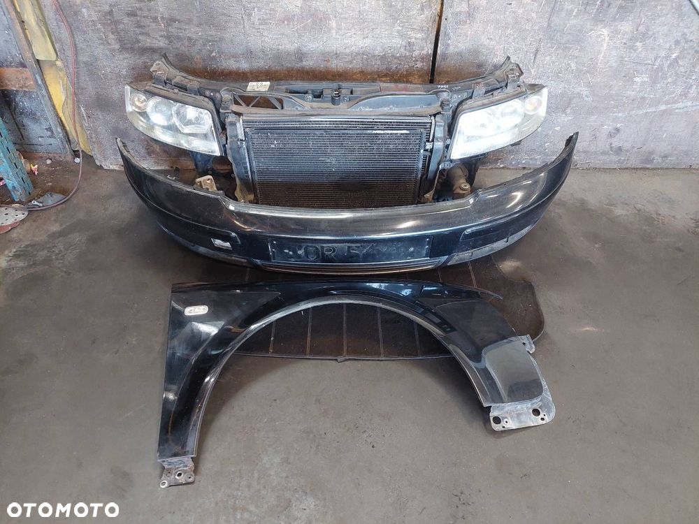 KOMPLETNY PRZÓD ZDERZAK PRZÓD BŁOTNIK PAS PRZEDNI LAMPY AUDI A4 B6 LY9B - 1
