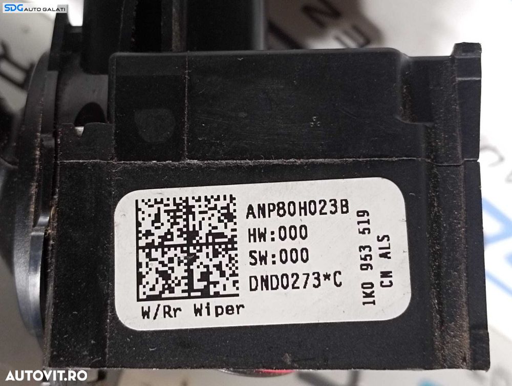 Maneta Stergator Stergatoare Parbriz Luneta Audi A3 8P 2004 - 2008 Cod 1K0953519 [M4547] - 6