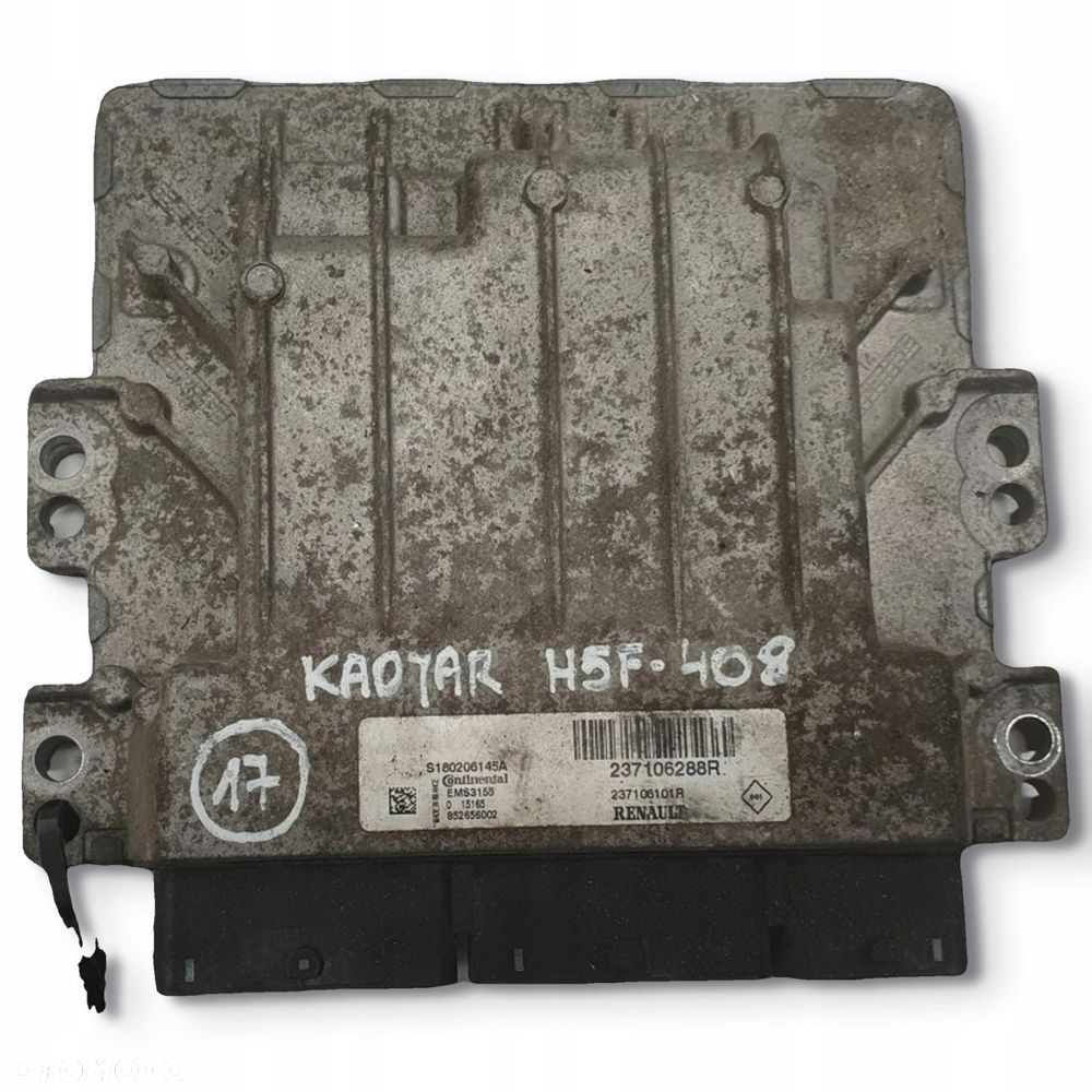 Renault Megane IV 1.2 TCe STEROWNIK SILNIKA komputer 237106288R - 5