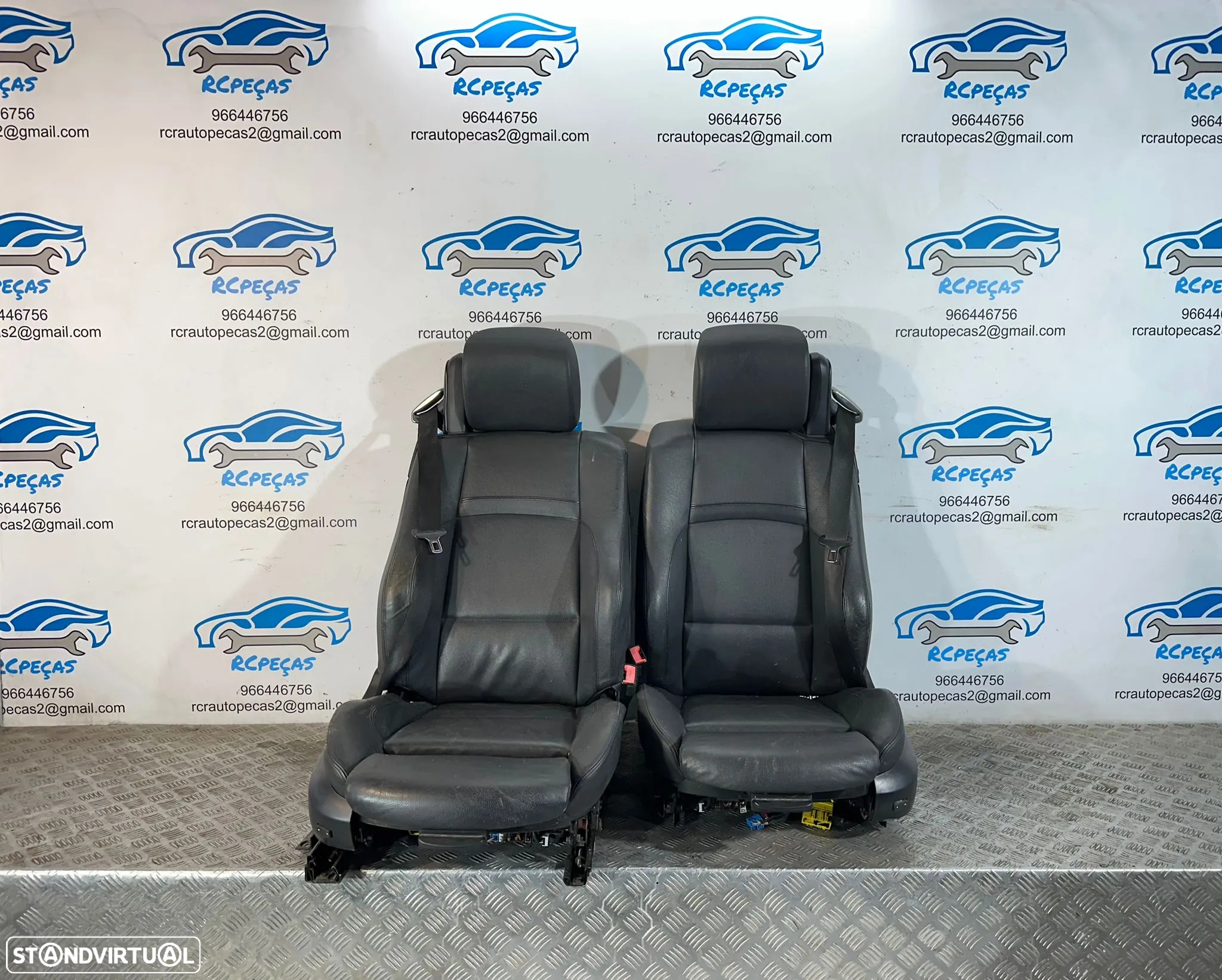 .Conjunto Bancos Elétricos Memoria Pele Pack M BMW Serie 3 E93 Cabrio 2007 –  2013 - 8
