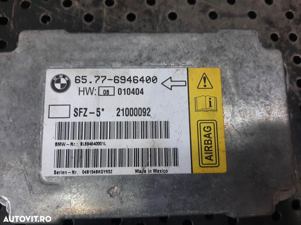 modul calculator airbag bmw seria 5 e60 e61  6577-6946400 - 2