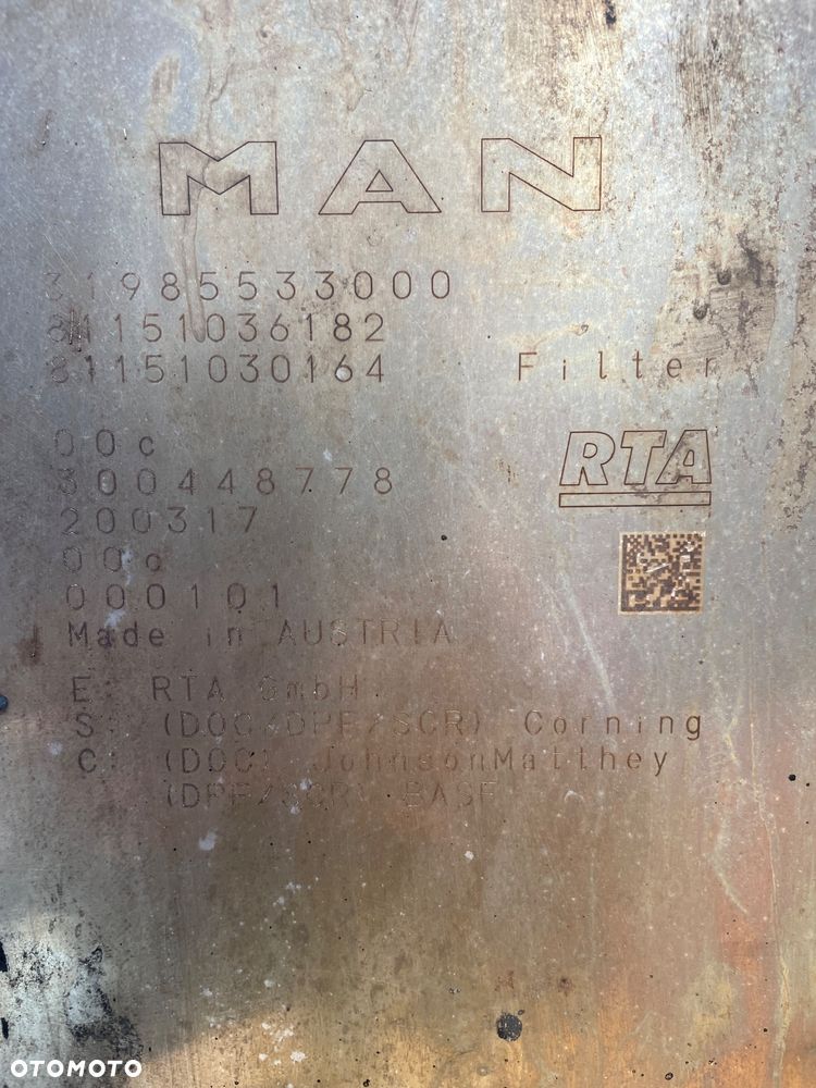 Man TGX Katalizator 81 151036182 - 6
