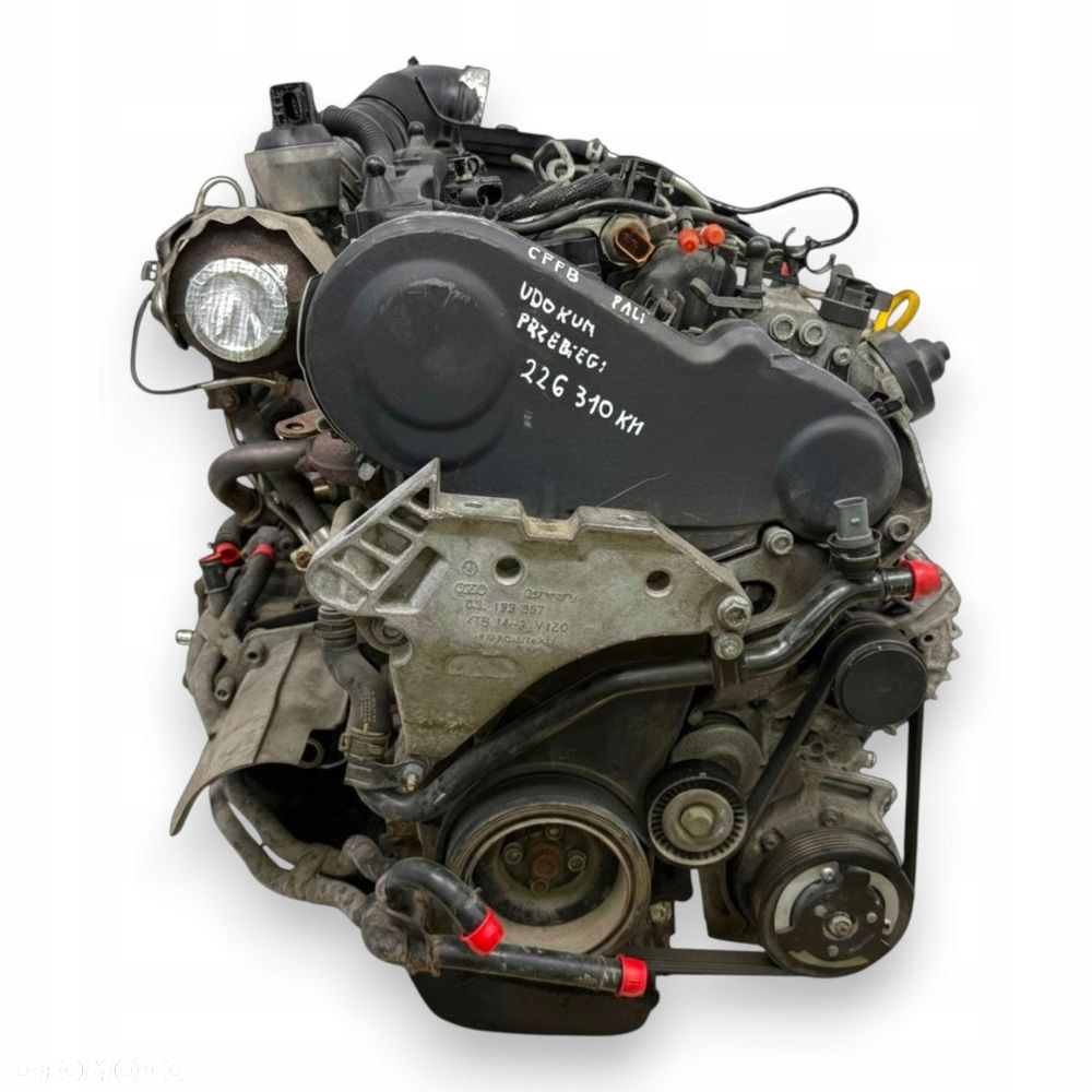 SILNIK CFFB VW Passat B7 CC Tiguan Golf VI Eos 2.0 TDI 140KM CFF 226 310km - 8