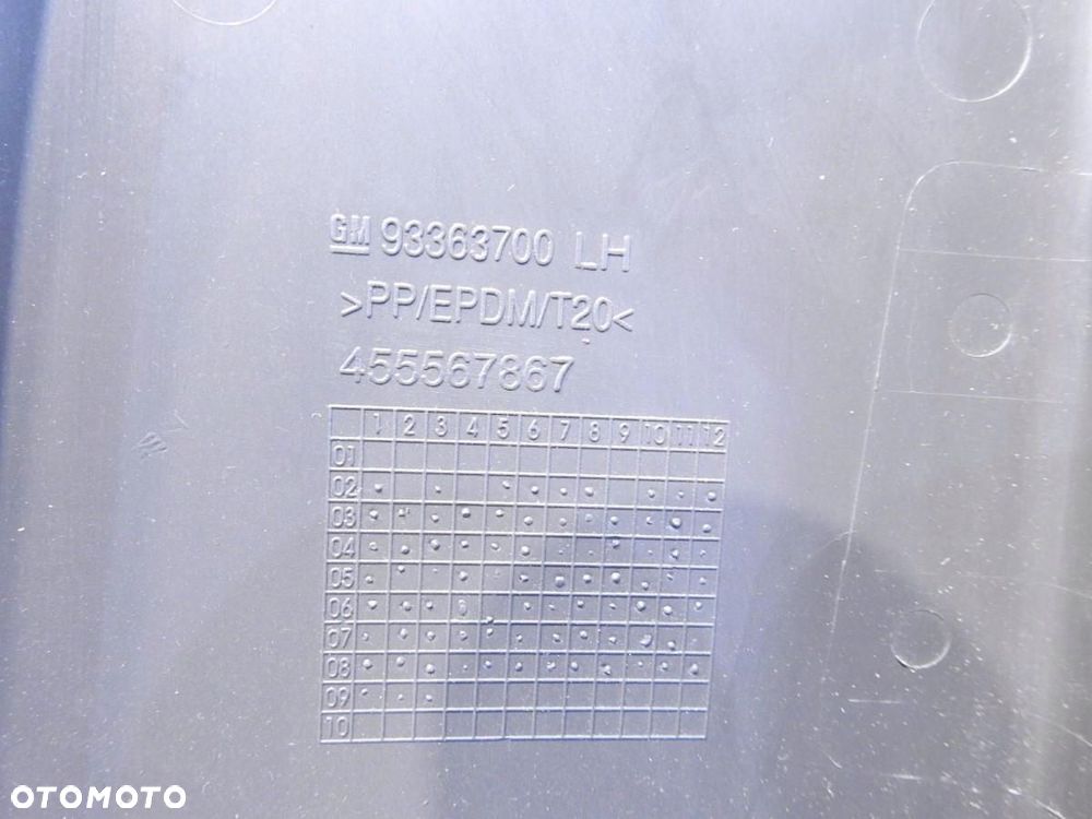 OSŁONA SŁUPKA B LEWA OPEL MERIVA A LIFT - 4