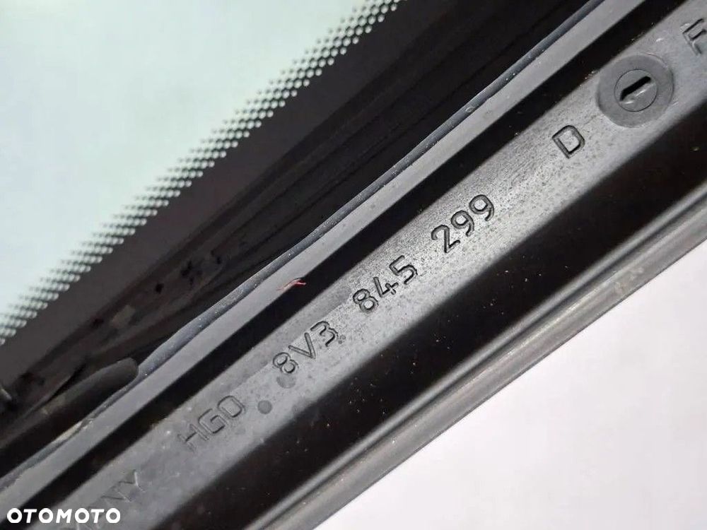 Audi A3 S3 8V 2017 szyba karoseryjna lewa w błotnik 3-y drzwi 8V3845299D - 9