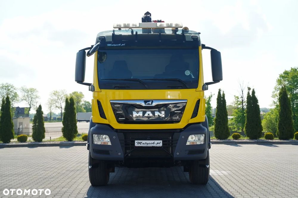 MAN TGS 26.420 / 6x4 / WYWROTKA 2 STRONNA / HYDROBURTA / BORDMATIC + HDS PALFINGER 18002 / ROTATOR / PILOT / EURO 6 - 18