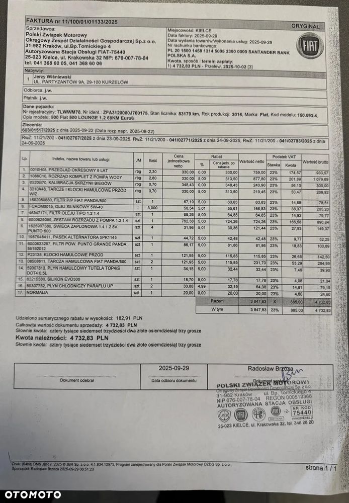 Fiat 500 1.2 Lounge Dualogic - 13