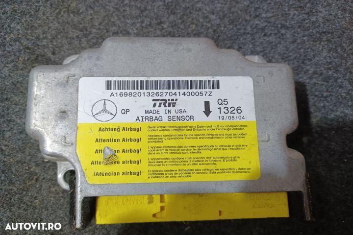 Calculator airbag A1698201326 Mercedes-Benz A-Class W169 [2004 - 2008 - 4