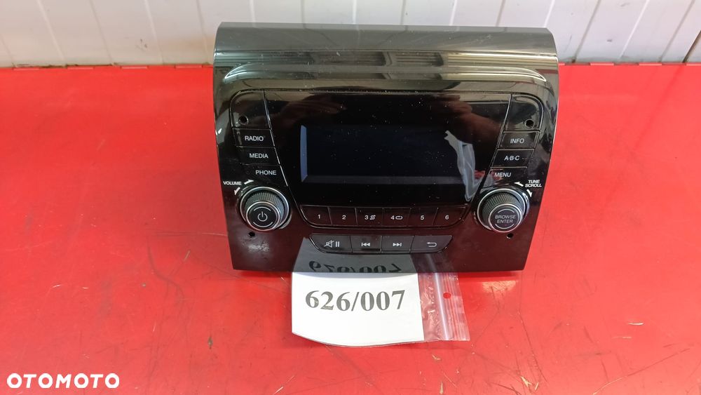 RADIO FIAT DUCATO JUMPER BOXER BRAK KODU 14- 07357124030 NO 626/007 - 1