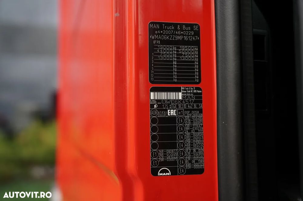 MAN TGX 18.510 / GM / RETARDER / FULL ADR / RIO NAVI - 38