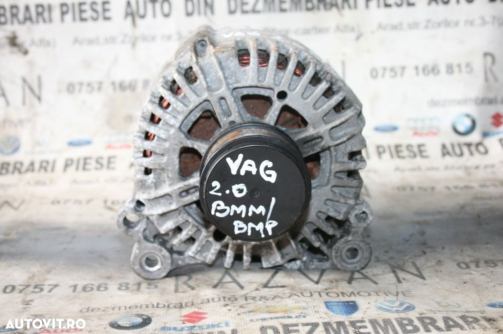 Alternator Vw Seat Skoda 2.0 Tdi BMM BMP Passat Touran Jetta Golf - 2