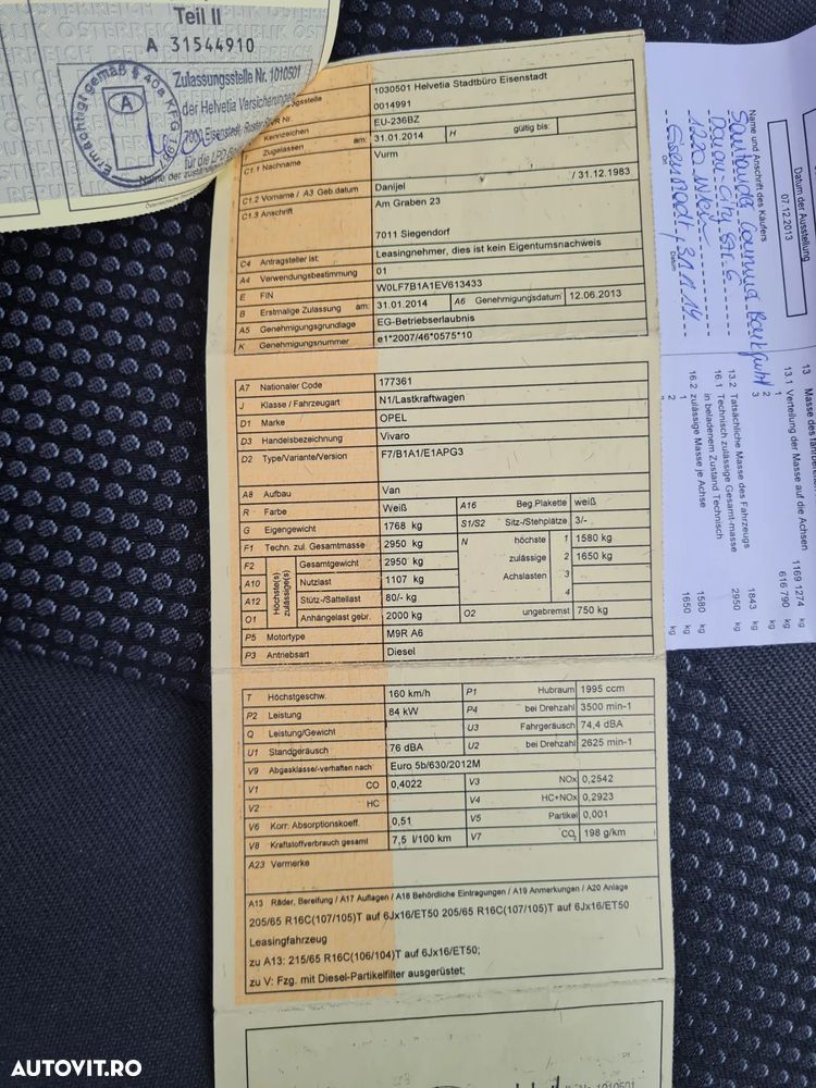 Opel Vivaro 2.0 CDTI L1H1 DPF - 10