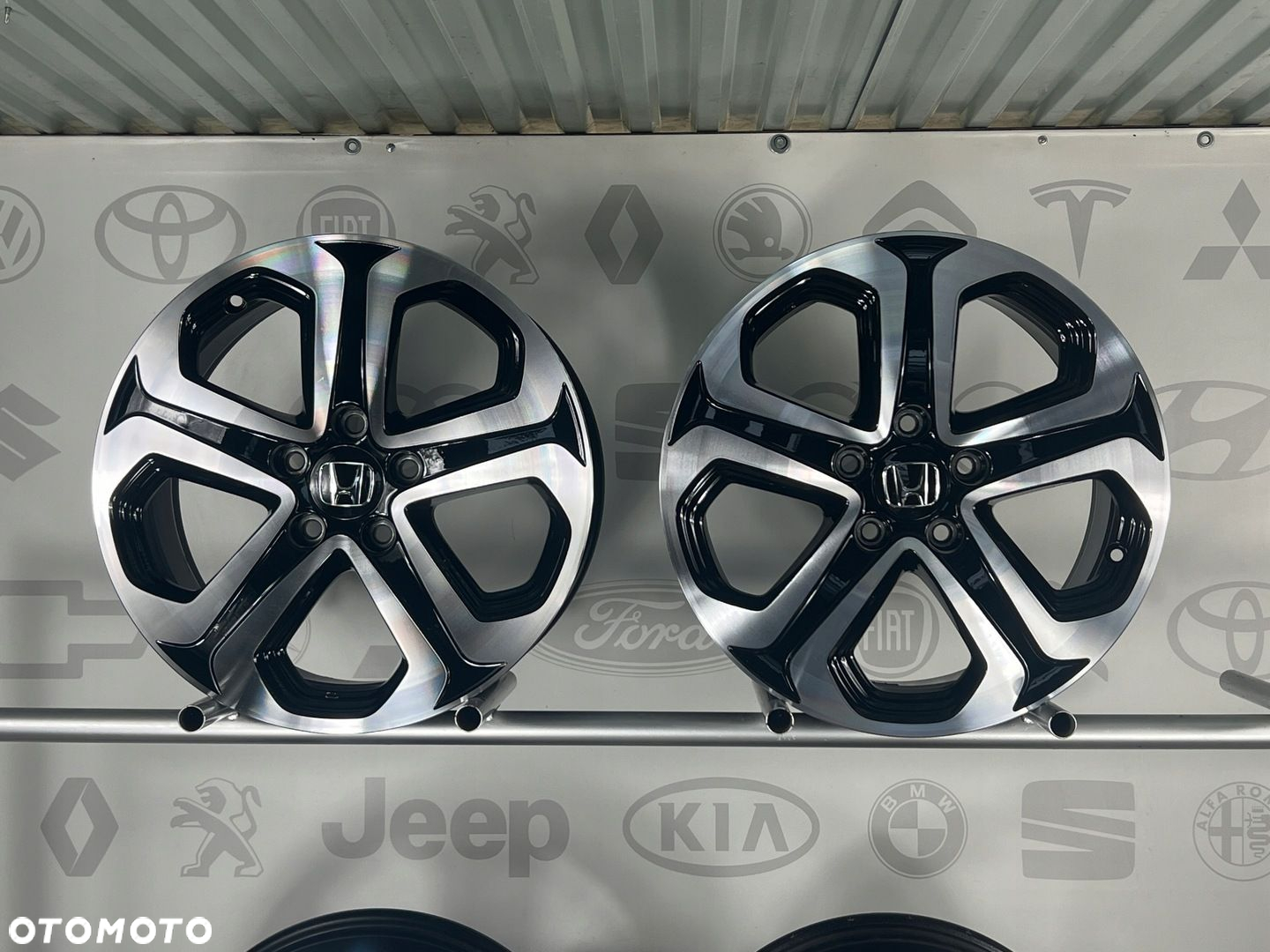 FELGI ALU HONDA CIVIC ACCORD HRV CRV 17 5X114,3 ET55 ORYGINALNE - 4