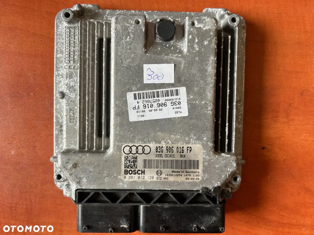 KOMPUTER, STEROWNIK AUDI A4 B7 2.0 TDI 03G906016FP 0281012128 - 1