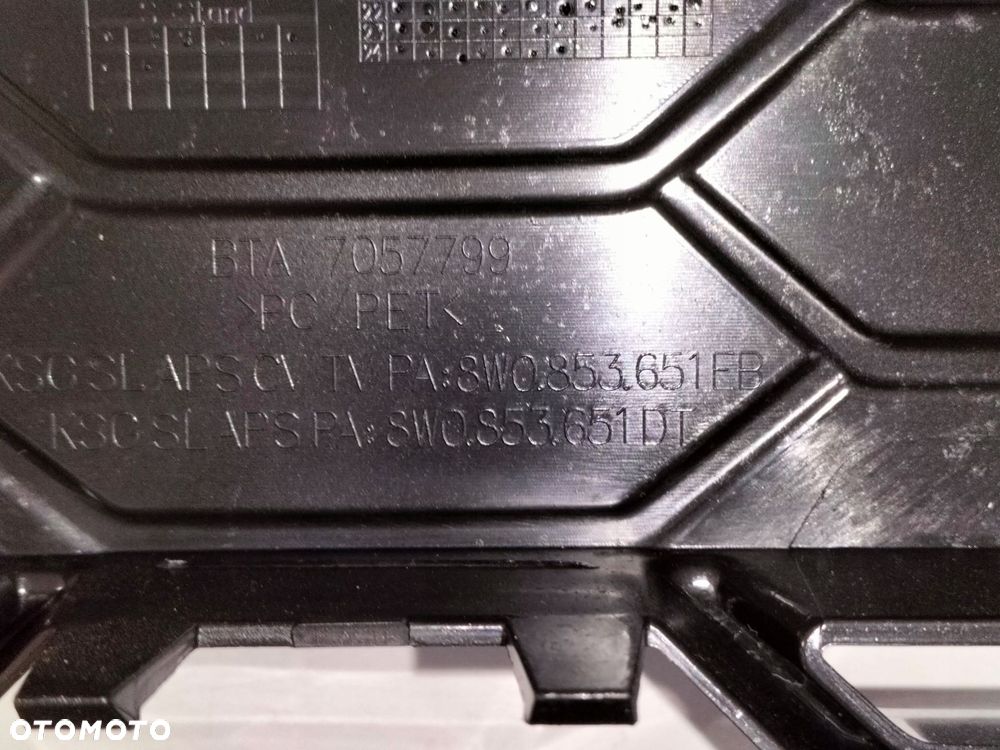 atrapa kratka grill audi a4 b9 8w0 lift 19- s-line black - 6