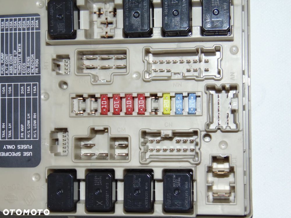 Moduł sterownik UPC UCH 284B7AX61A skrzynka bezpieczników Nissan Micra K12 Note E11 I - 10