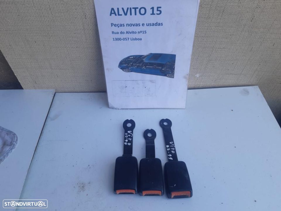 encaixe dos cintos Mercedes Vito 110 cdi ano 2000 - 1