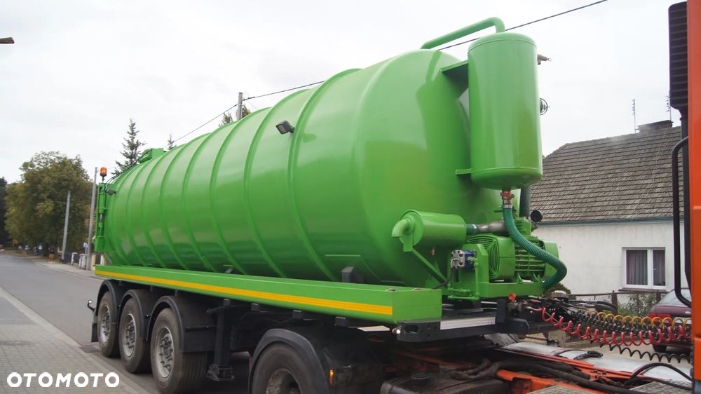 naczepa asenizacyjna ze zbiornikiem cysterna beczka zabudowa asenizacyjna - 2