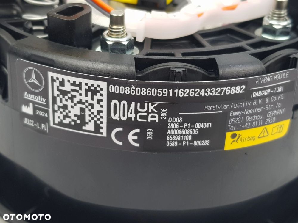 NOWA ORYGINALNA Poduszka Airbag kierownicy Mercedes Sprinter w907 w910 - 7