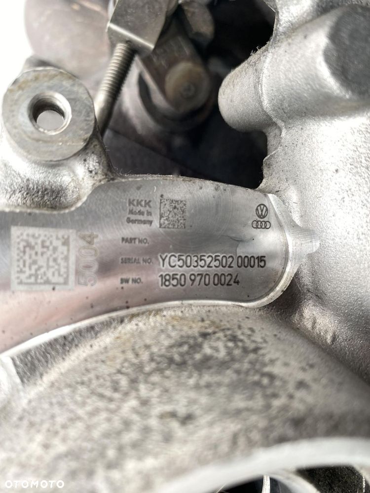 VW TRANSPORTER T6.1 2.0 TDI 19- TURBINA BI-TURBO DEMONTAŻ ORYG 18509700024 - 6