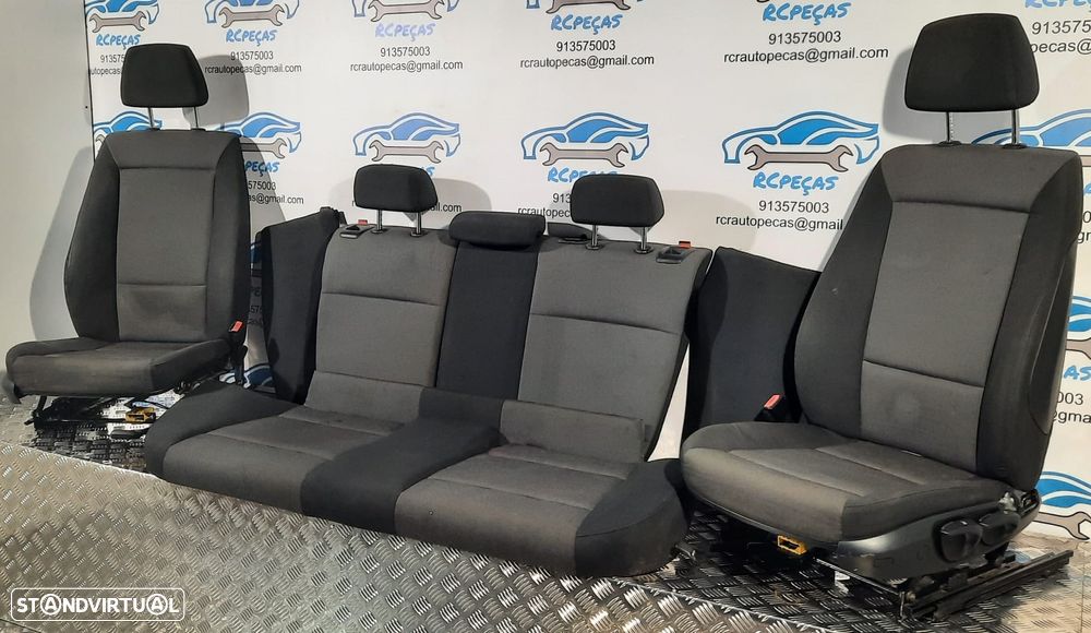 BANCO BANCOS BMW SERIE 1 E87 TECIDO ELETRICO AIRBAG FRENTE FRONTAL TRASEIRO TRÁS - 4