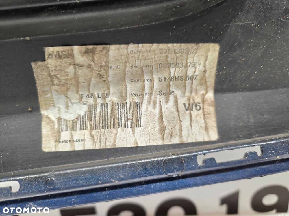 BMW F48 X1 LIFT 18- ZDERZAK PRZEDNI PRZÓD , NA 6xPDC , NR 51117954205 / 7954205 , NR AUKCJI NZ1542 - 38