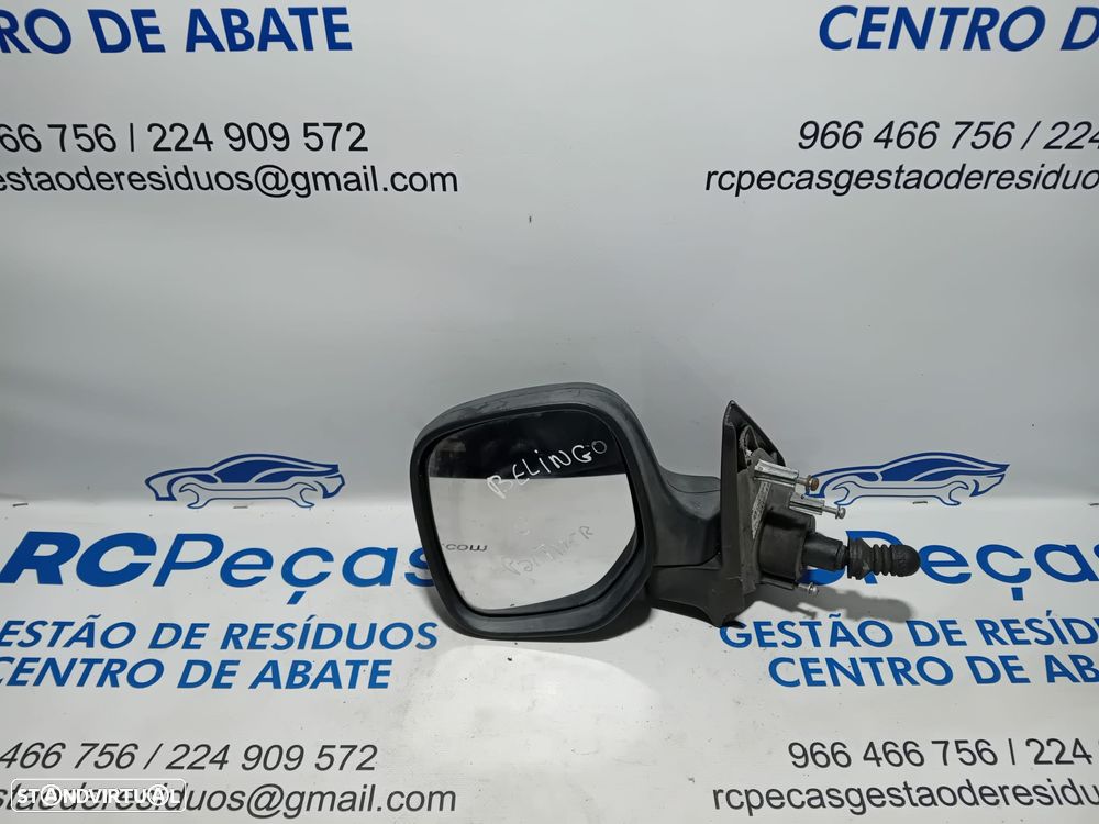 .Espelho Retrovisor Lateral Esquerdo Citroen Berlingo Peugeot Partner 1 Fase 1 Manual Original - 1