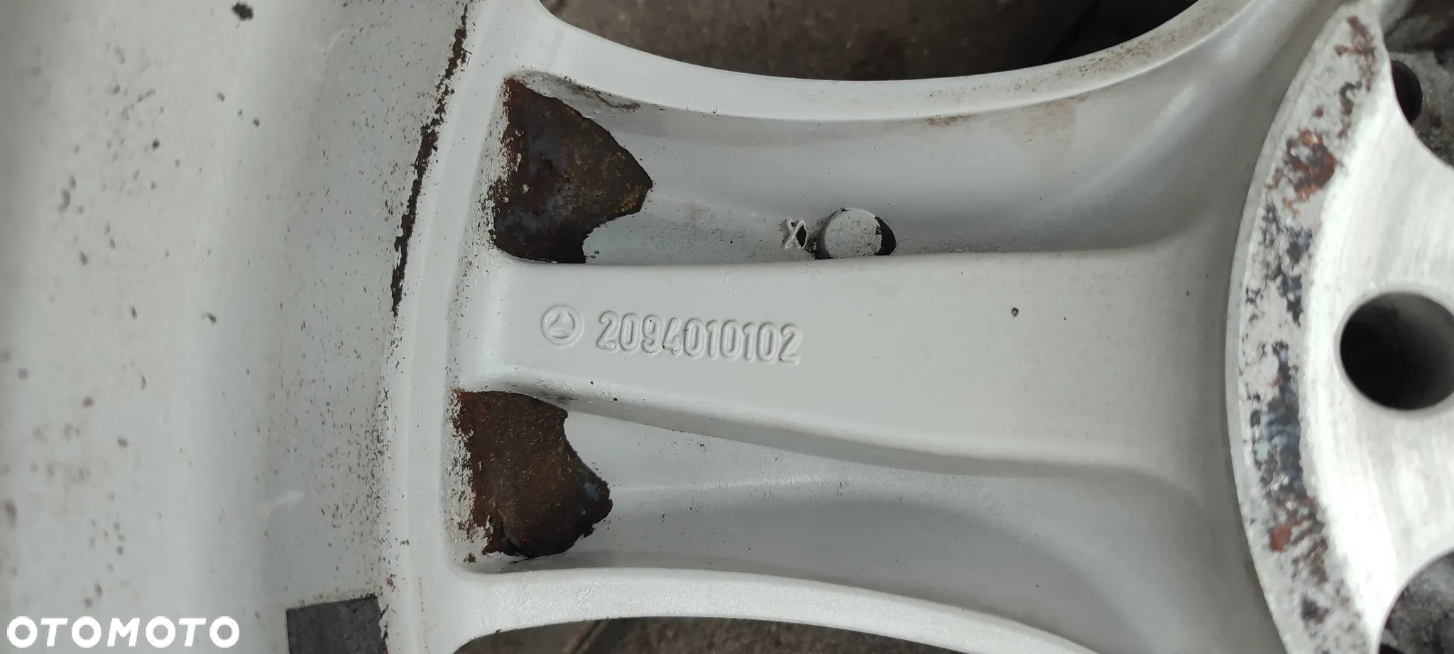 FELGI STOPNIOWANE  2094010102 7Jx16 CALI ET37 FELGI 5x112 MERCEDES 2094011102 8Jx16 CALI ET 32 W209 W203 - 5
