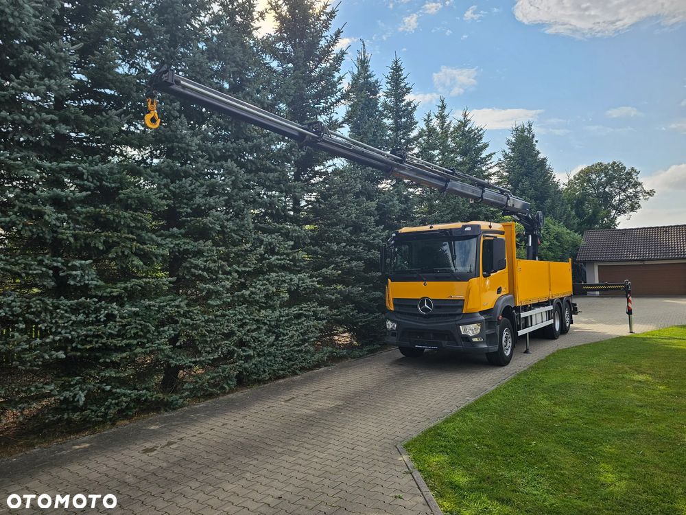 Mercedes-Benz Antos z HIAB 288 / 15m /Pilot/3-oś skrętna - 7