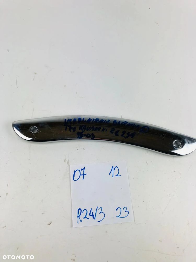 Kawasaki EL 250 251 Prawa Listwa Błotnika Wypełnienie Chrom - 5