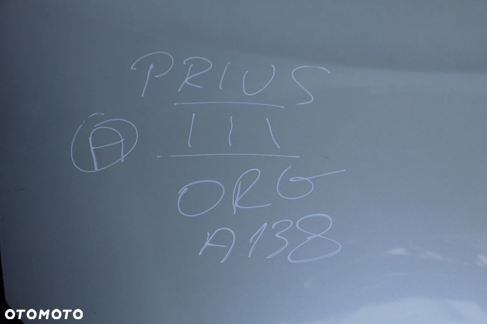 MASKA POKRYWA SILNIKA TOYOTA PRIUS III BIAŁA ORG LAKIER 09-15 - 4
