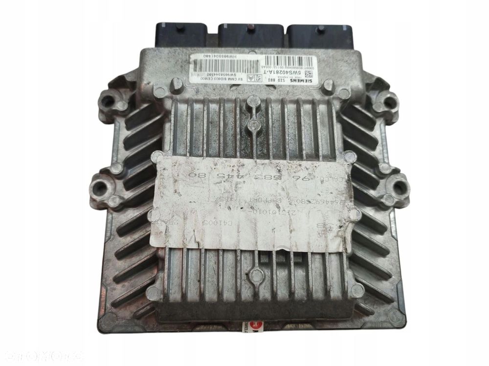 KOMPUTER STEROWNIK SILNIKA PEUGEOT 308 T7 (2007-2013) 2.0 HDI 136 KM 9658344580 - 1