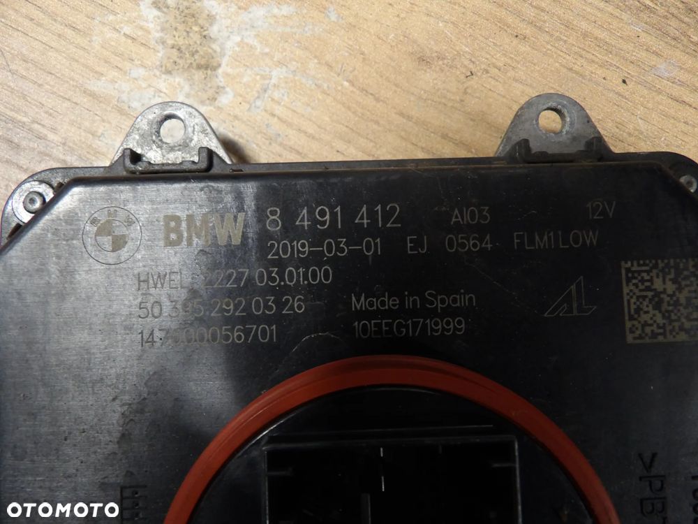 BMW - G30 - MODUŁ , STEROWNIK  , PREZTWORNICA ŚWIATEŁ - LED - 8491412 - 2