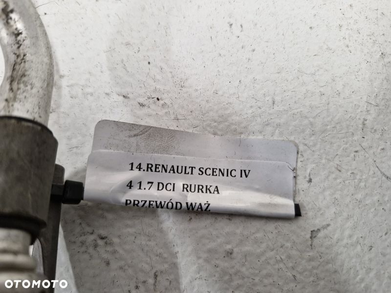 RENAULT SCENIC IV 4 1.7 CRDI RURKA PRZEWÓD WĄŻ KLIMATYZACJI 924904681R - 5