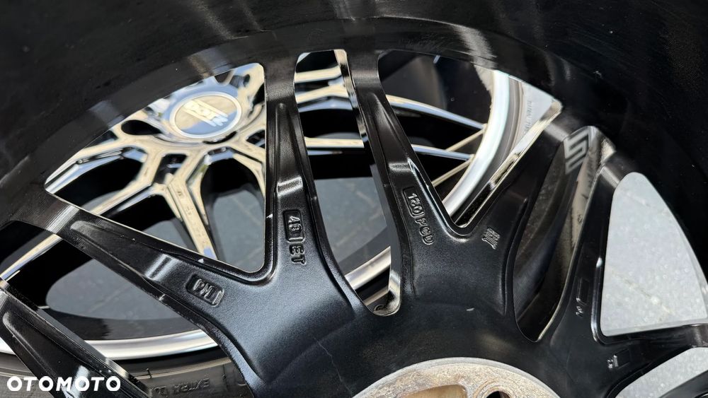 Kola r21 5x130 275/45 ET48 10.5J audi q7 sq7 porsche cayenne volkswagen vw touareg DOTZ Black alufelgi LongBeach - 25