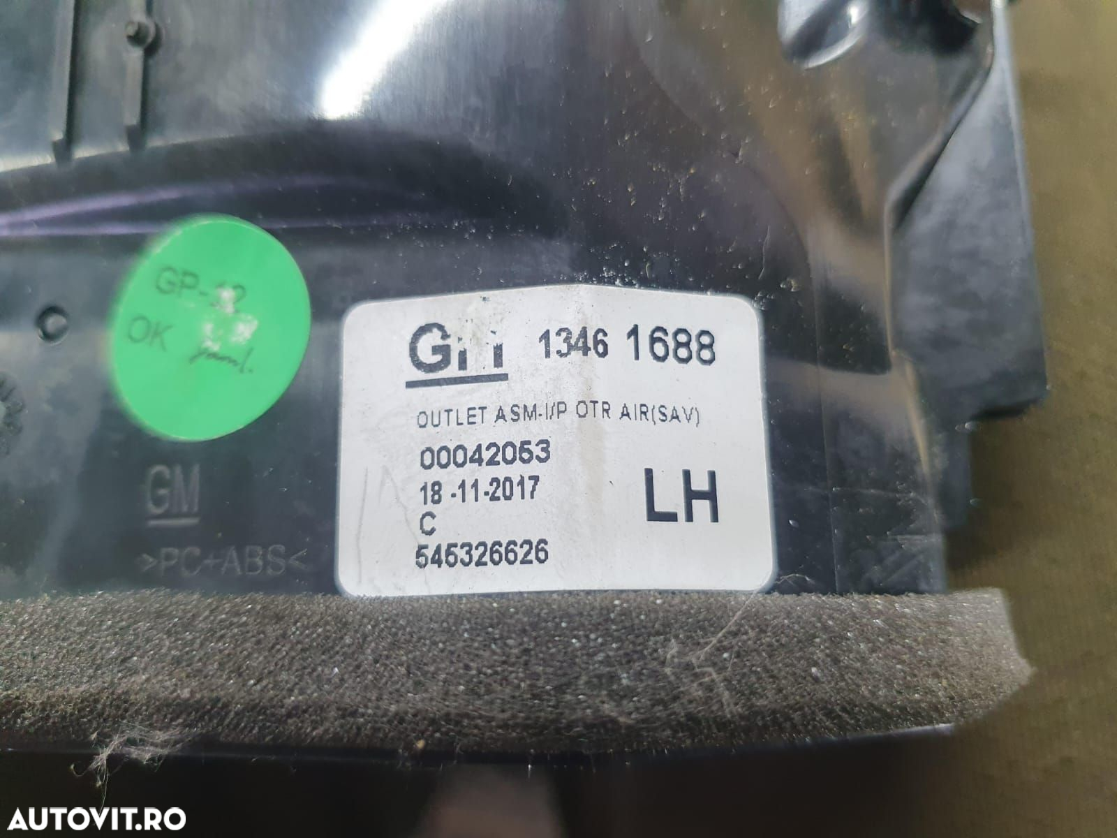 Grila aer ventilatie bord stanga 13461688 Opel Crossland X 1 [2017 - - 5