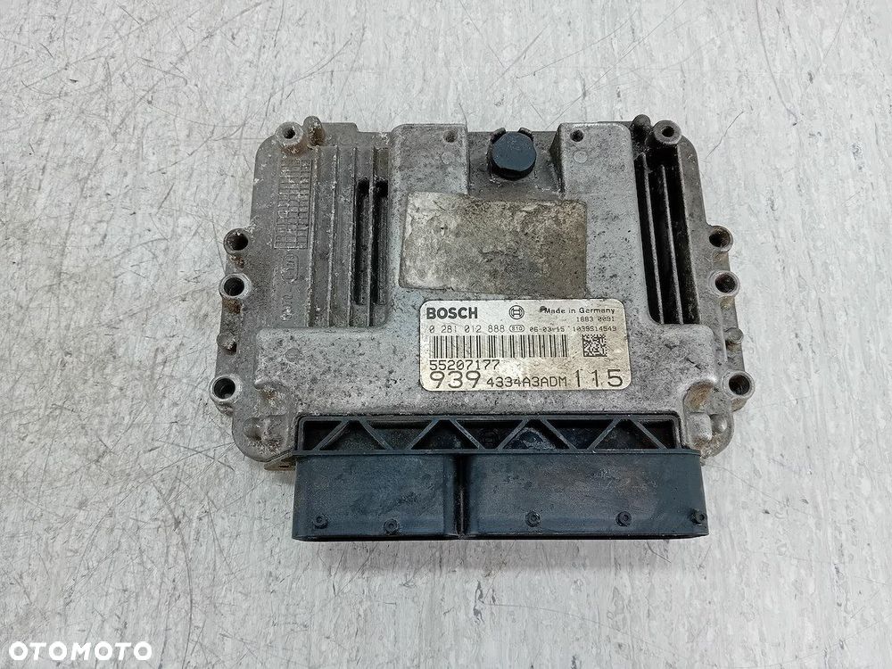 KOMPUTER, STEROWNIK ALFA ROMEO 159 55207177 0281012888 1.9 JTDM - 1