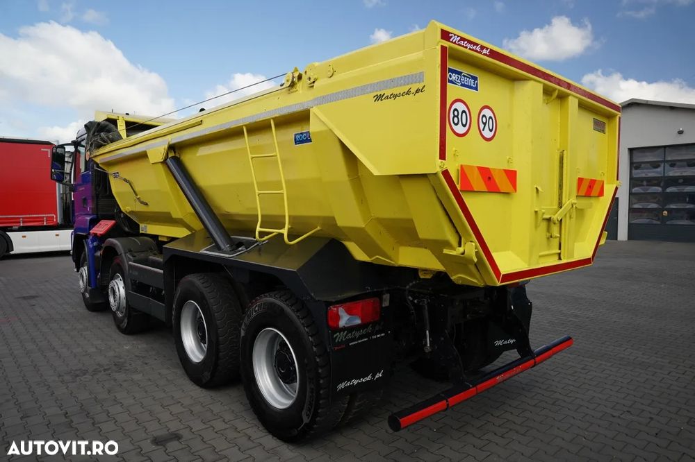 MAN TGS 35.460 / 8x4 / REAR TIPPER / HYDRAULIC FLAP / NAVI / AUTOMATIC - 21