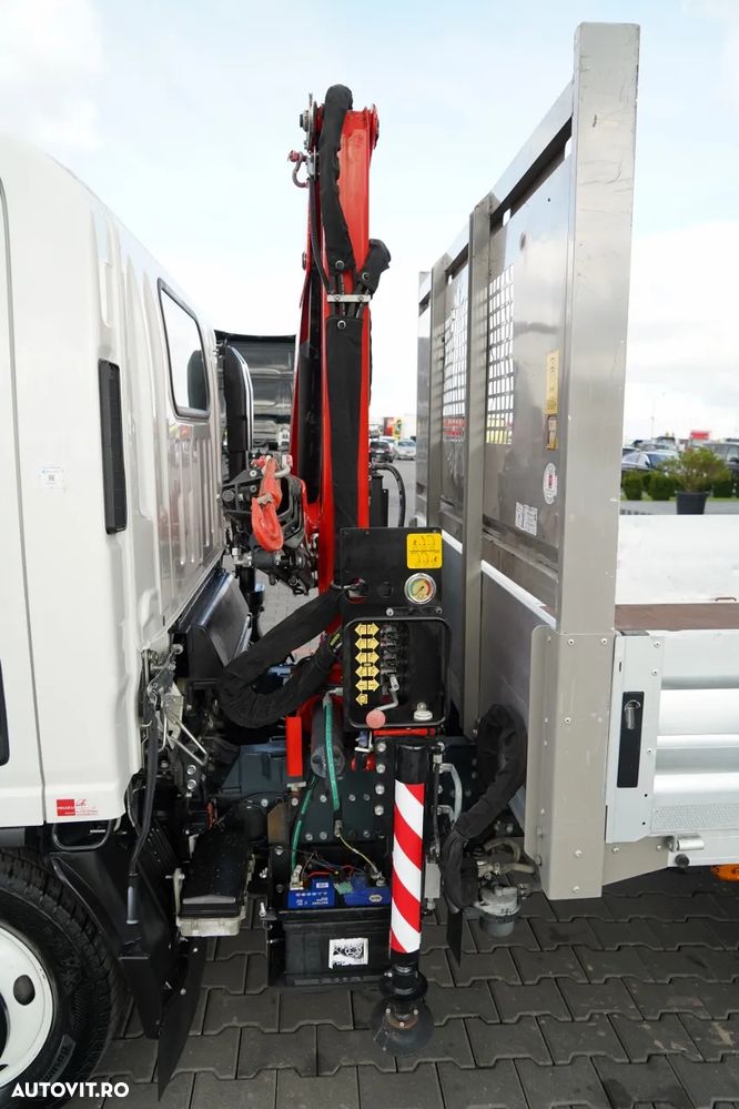 Isuzu M21 / 120 CP / 3,25 M TRANSMISIE / TWIN / + PALGINGER PK 2900 B / 990 KG CAPACITATE DE RIDICARE / ATINGERE 6,2 M / 2021 - 17