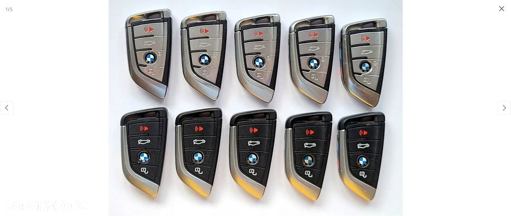 PILOT KLUCZYK BMW G10 G20 G30 G01 G02 G05 G06 G07 G22 G26 G32 F40 F44 USA - 5