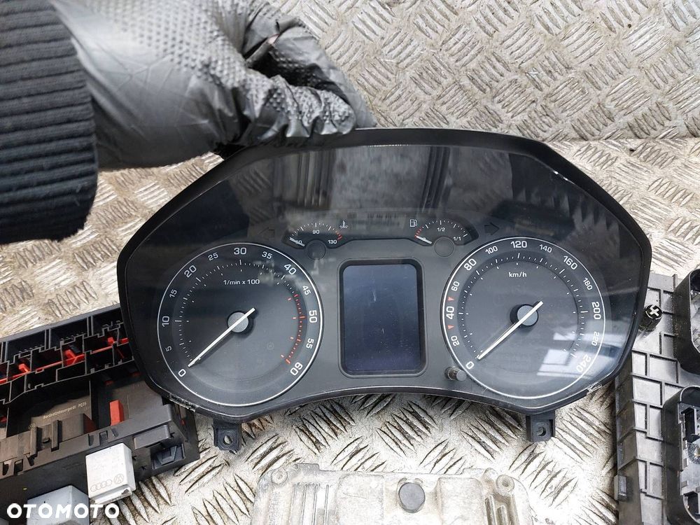 ZESTAW STARTOWY SKODA OCTAVIA II 1.9 TDI 03G906016DJ 1K0959433BL - 10