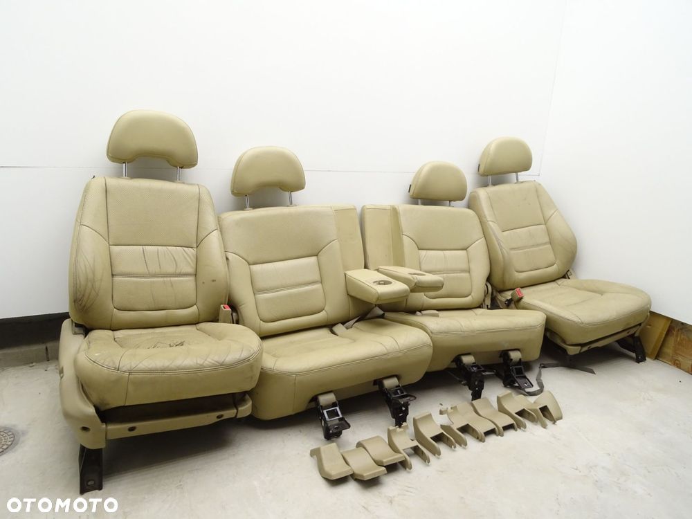 Komplet foteli przód tył bagażnik 7 miejsc nissan patrol gr y61 - 3