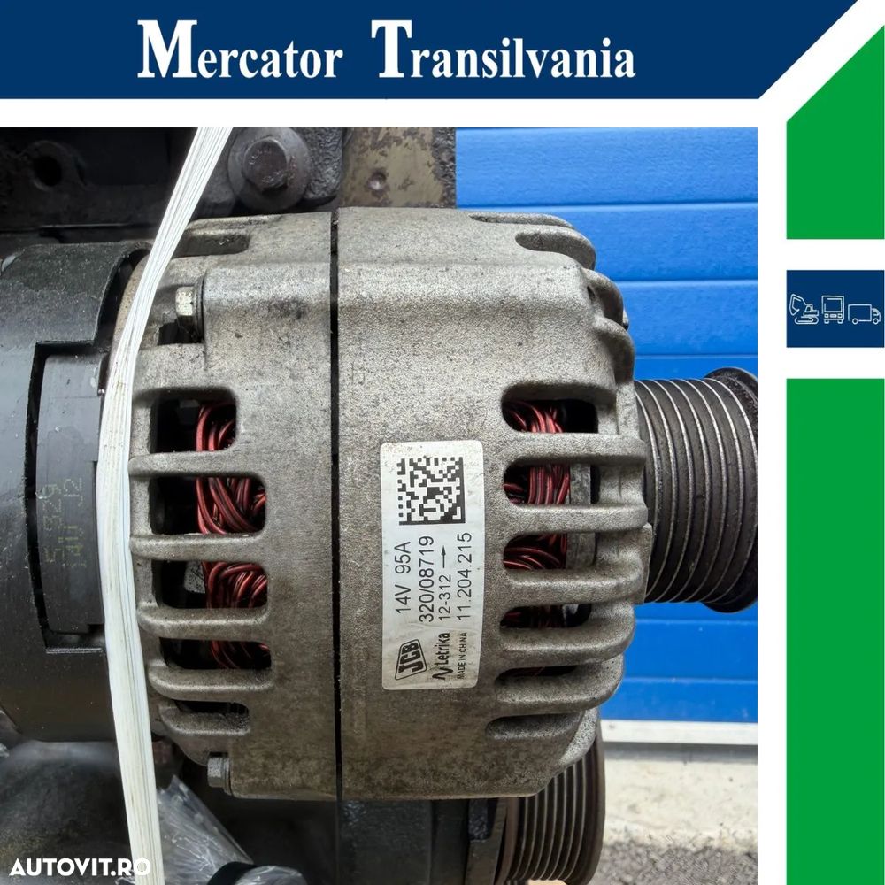 Alternator JCB Letrika Cod  320/08719, 12-312, 11.204.215 JCB 3 CX