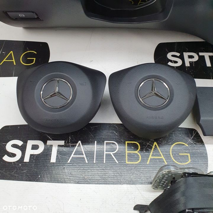 MERCEDES W246 LIFT ELEKTRYK DESKA ROZDZIELCZA KONSOLA KOKPIT PULPIT PODUSZKI AIRBAG AIR BAG PASY KIT SET - 8