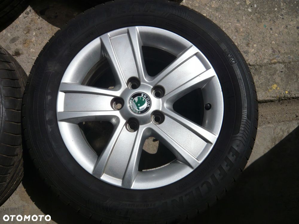 koła aluminiowe 1z0601025s skoda 205/60r15 - 3