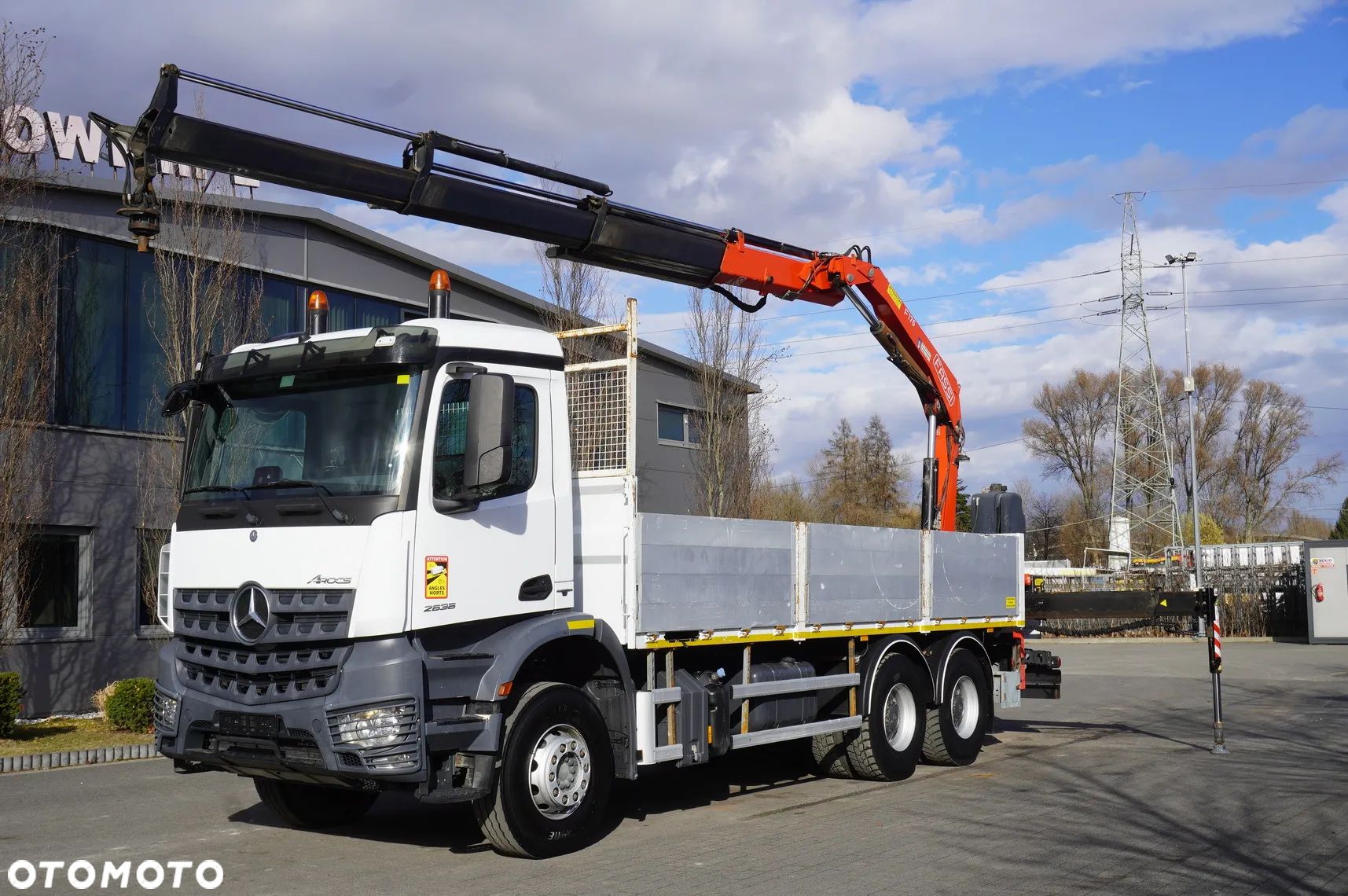 Mercedes-Benz Arocs 2636 burtowy / HDS Fassi F175 7.7 t / 150 tys. km - 1