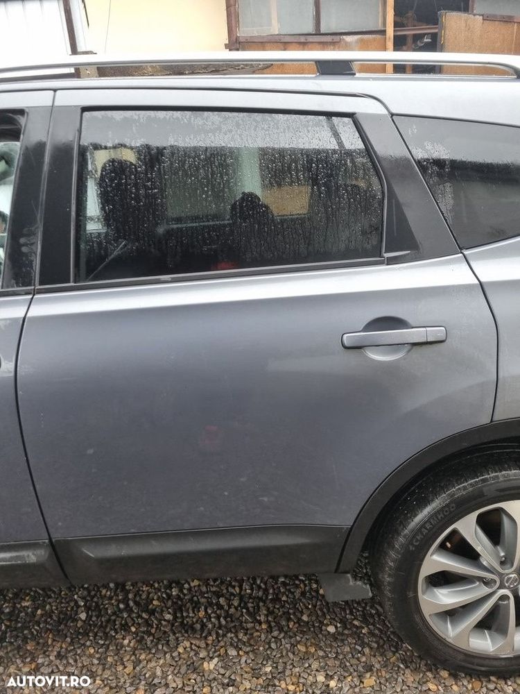 Usa Stanga Spate Nissan Qashqai Facelift 2010 - 2013 SUV 4 Usi Faded Denim Metallic B52 ... - 1